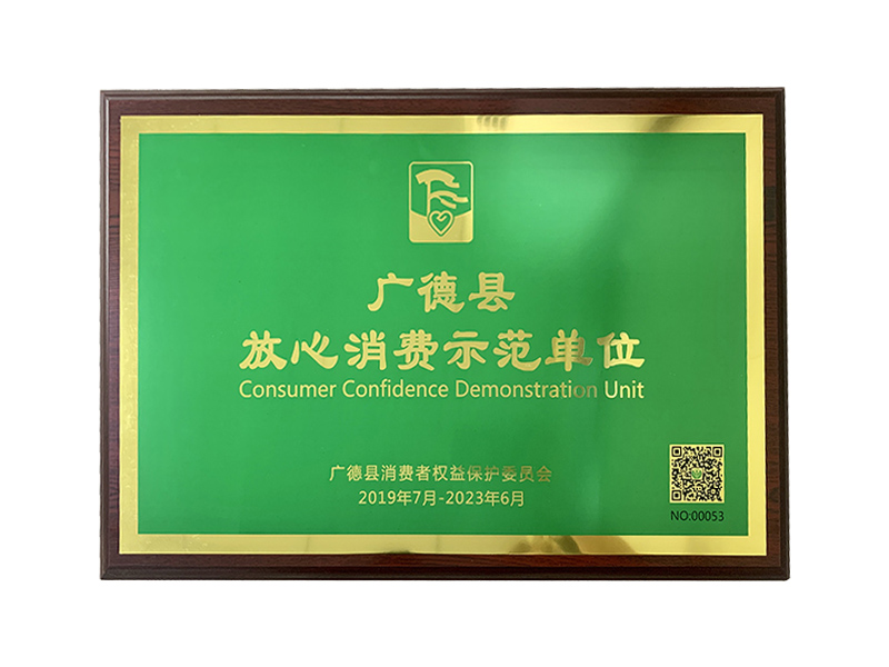 放心消费示范单位