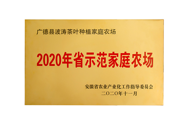 2020年省示范家庭农场